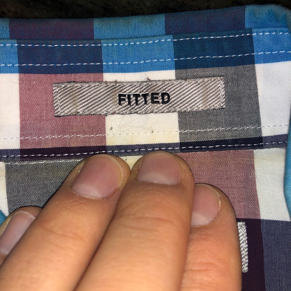 Express Men’s Fitted Dress Shirt Size S - Picture 3 of 4